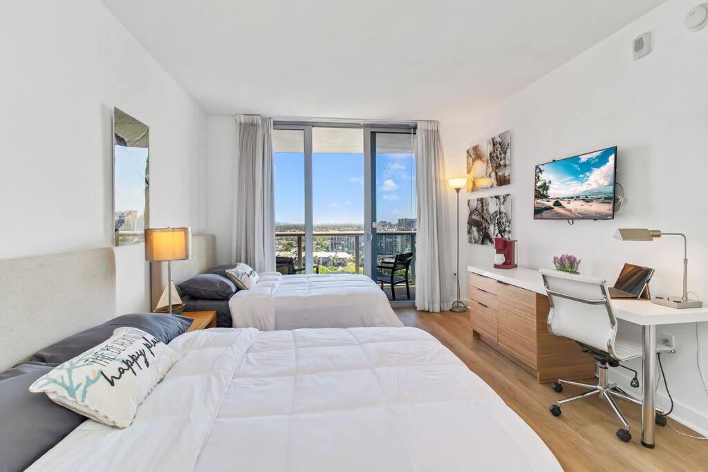 Ocean View 2Br 2Bth Hallandale Beach Miami Ft Lauderdale Exteriör bild